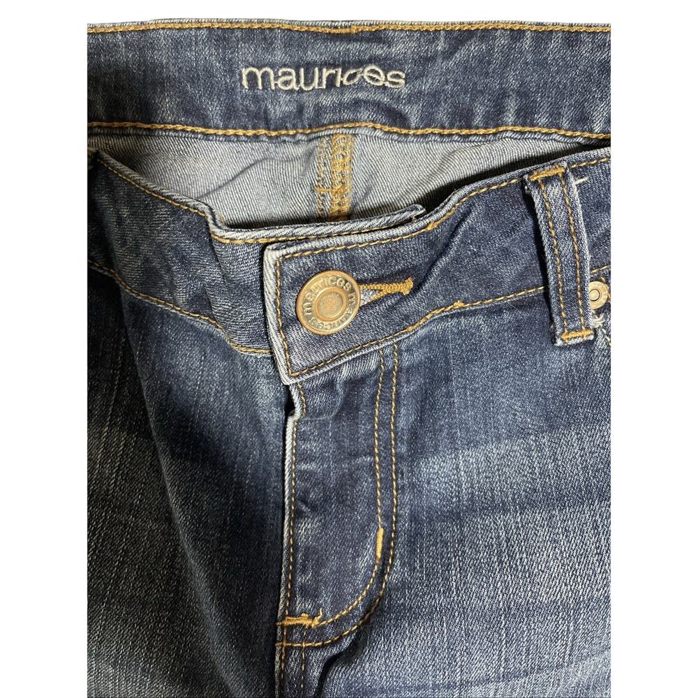 Maurices Jeans Women's 6 Blue Stone Wash Straight Leg Jeans - Picture 2 of 6